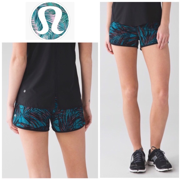 LULULEMON | RARE Speed Short Palm Lace Tofino Teal